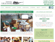 Tablet Screenshot of gatewaycafeandcatering.com